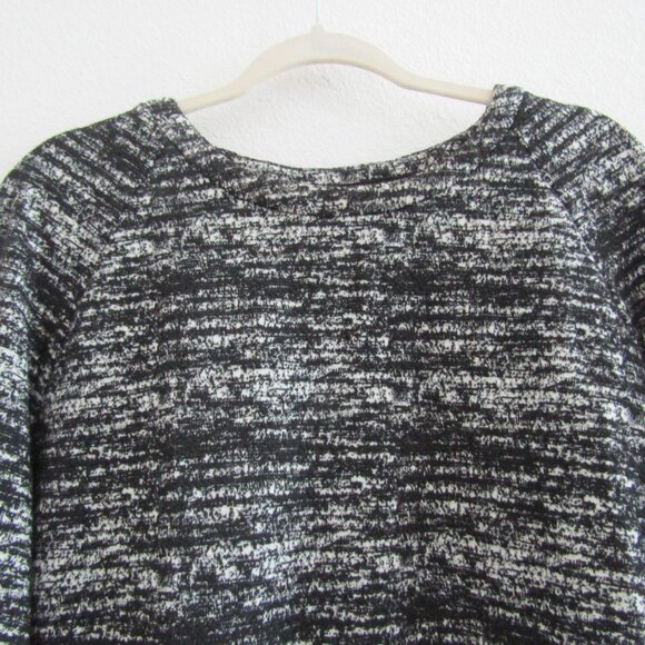 Banana Republic Women's Sweater Large Heather Black Classic Casual Preppy - Picture 2 of 12